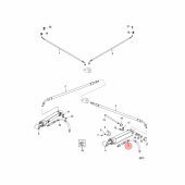 Hydraulslang Styrbord Mercruiser Alpha One (864960) Hydraulslang Styrbord Mercruiser Alpha One (864960)