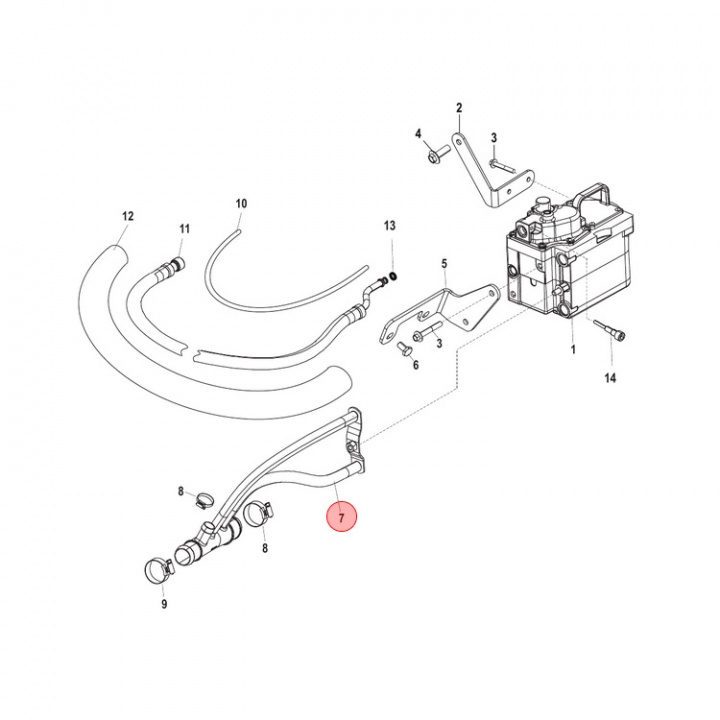 Slangsats Mercruiser V8 (865208T01)