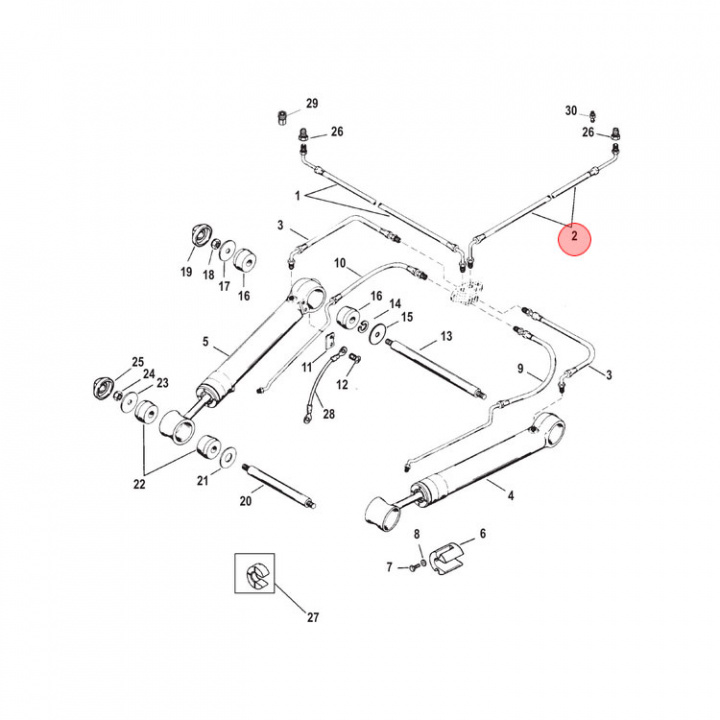 Trimslang Mercruiser Bravo (865385001)
