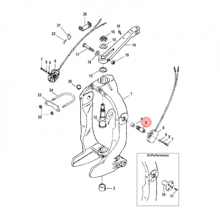 Bult Mercruiser Alpha/Bravo (86801)