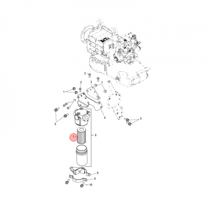 Hydraulfilter Mercruiser Zeus 3000 (879150A68)