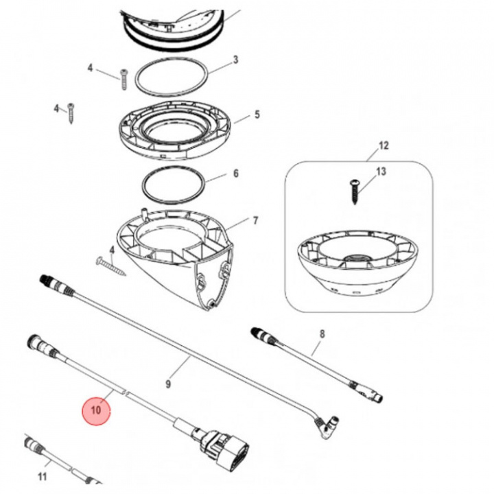 Förlängningskabel CAN P GPS-signal 2 m (879171T22)