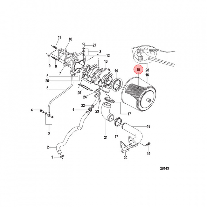 Luftfilter Mercruiser (879172143)