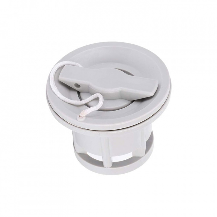 Luftventil Gummibåt Ljusgrå