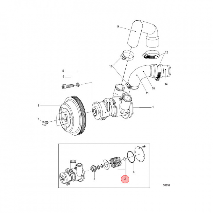 Impellersats Mercruiser CMD (879194186)