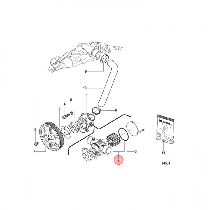 Impeller Mercruiser CMD (879312025)
