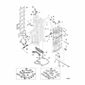 Packningssats Powerhead Mercury 200-300 hk (880552A07) Packningssats Powerhead Mercury 200-300 hk (880552A07)