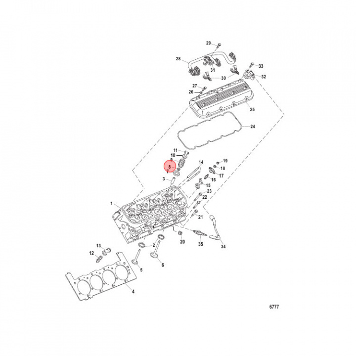 Tätning Mercruiser (881637T)