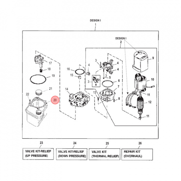 Oljebehållare Mercruiser V6/V8 (883166A2)
