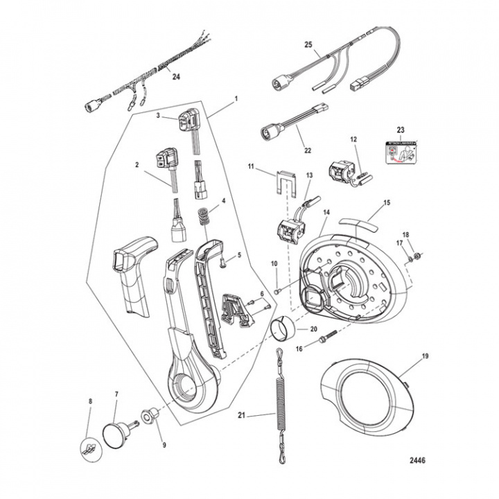 Reglagebox Sidomonterad (883710A03)