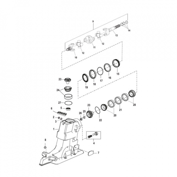 Packningssats Mercruiser Alpha One Gen II (88397A1)