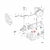 Packning Grenrör Mercruiser (884004) Packning Grenrör Mercruiser (884004)