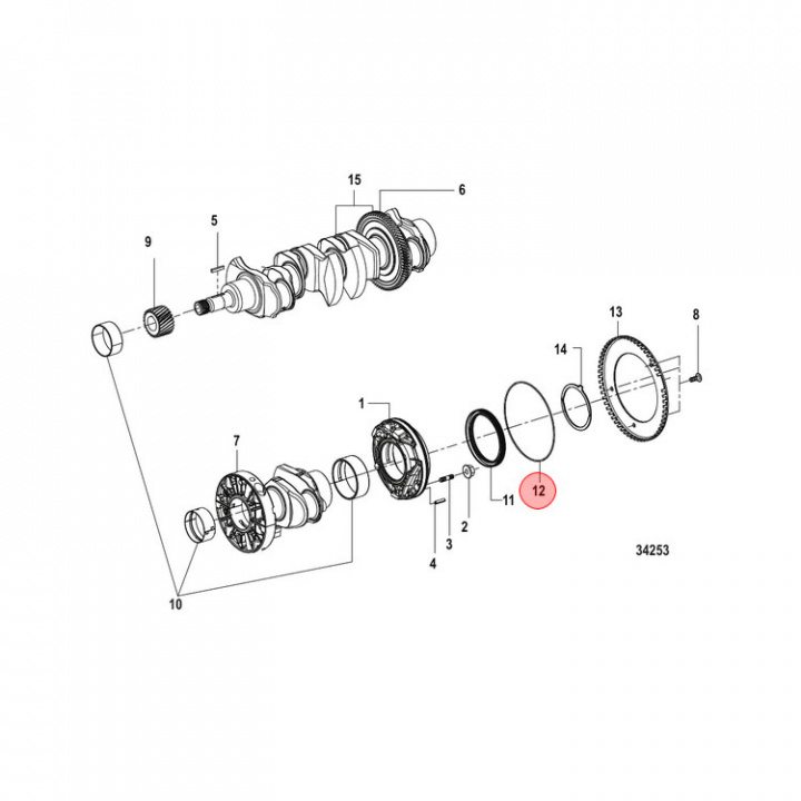 O-Ring Mercruiser CMD (884028001)