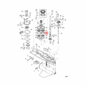 Lagersats Mercury 135-350 hk (884327A02) Lagersats Mercury 135-350 hk (884327A02)