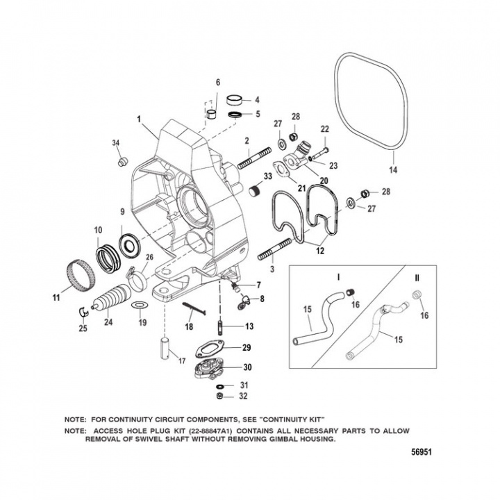Trimgivare Mercury Verado 200-300 hk (888590002)