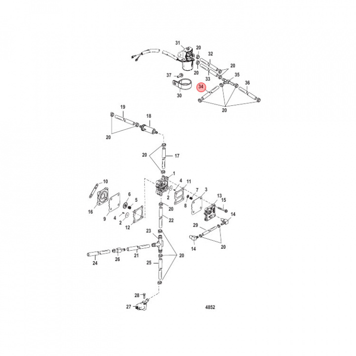 Slang 20 ft Mercury 6-300 hk (892024122)