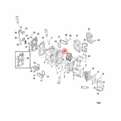 Packning Mercury 20-25 hk 2-Cyl (892158) Packning Mercury 20-25 hk 2-Cyl (892158)