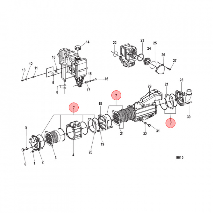 O-Ring Mercruiser CMD (896332126)