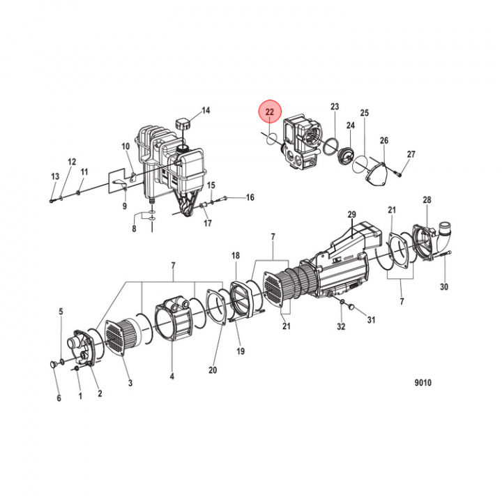 O-Ring Mercruiser CMD (896332145)