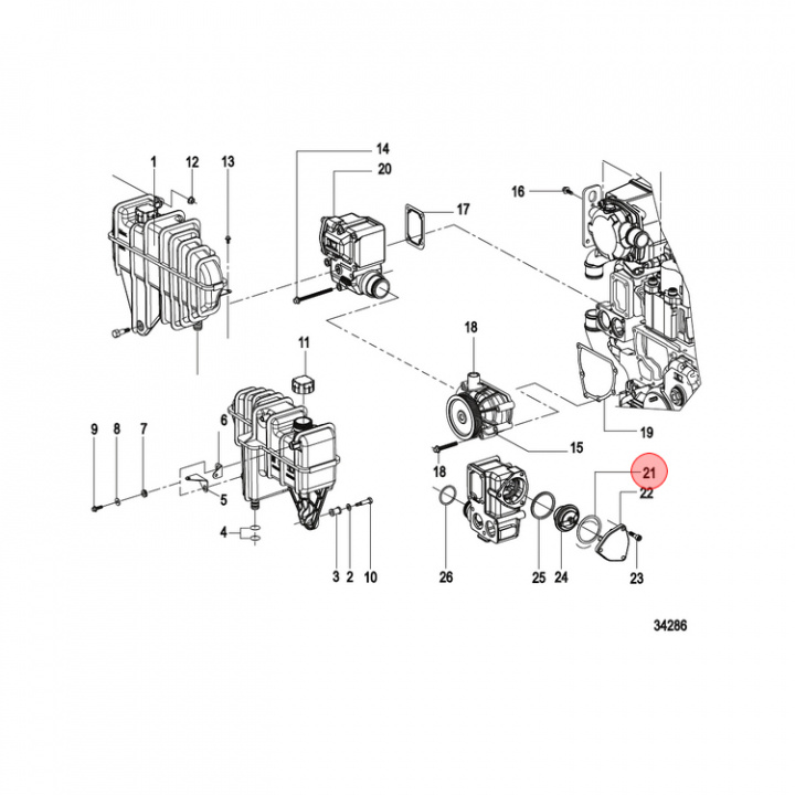 O-Ring Mercruiser CMD (896332147)