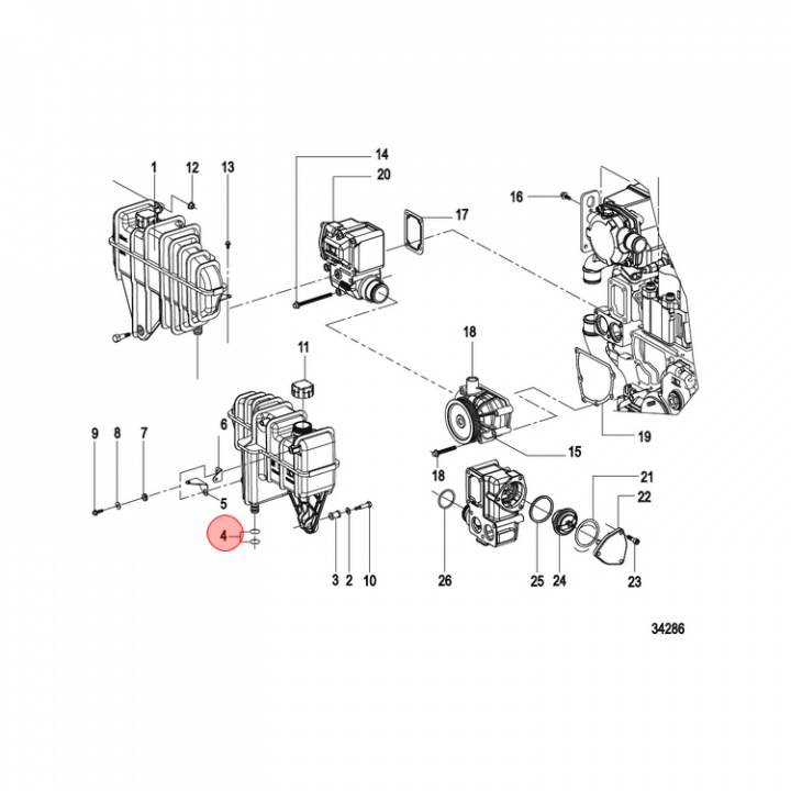 O-Ring Mercruiser CMD (896332151)