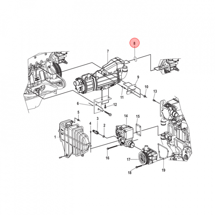 O-Ring Mercruiser CMD (896332171)