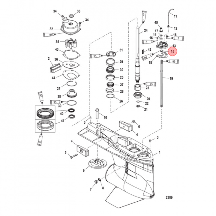 O-Ring Mercury 105-400 hk (896522)