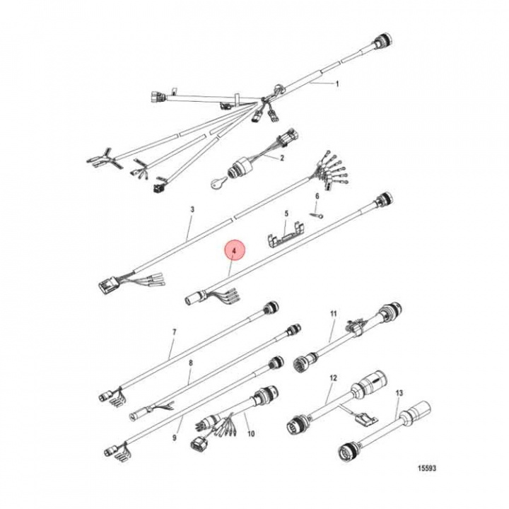 Adapter 14-Pin Hane Till 8-Pin Hona
