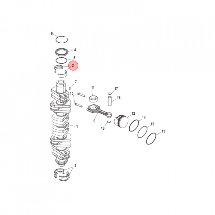 Lager Mercury 135-400 hk (897498T07)