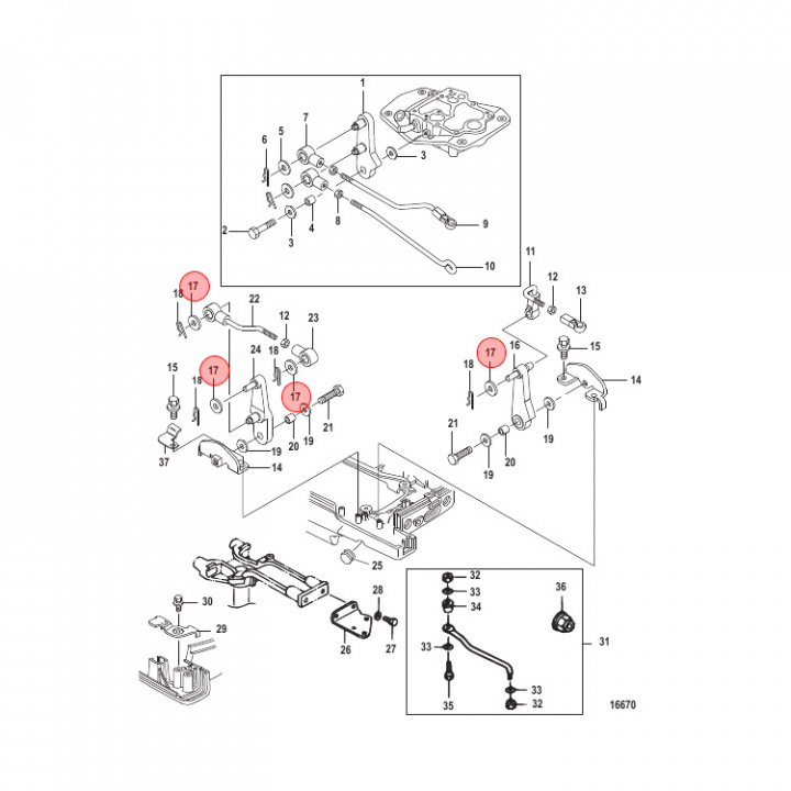 Bricka Mercury 6-30 hk (898101218)