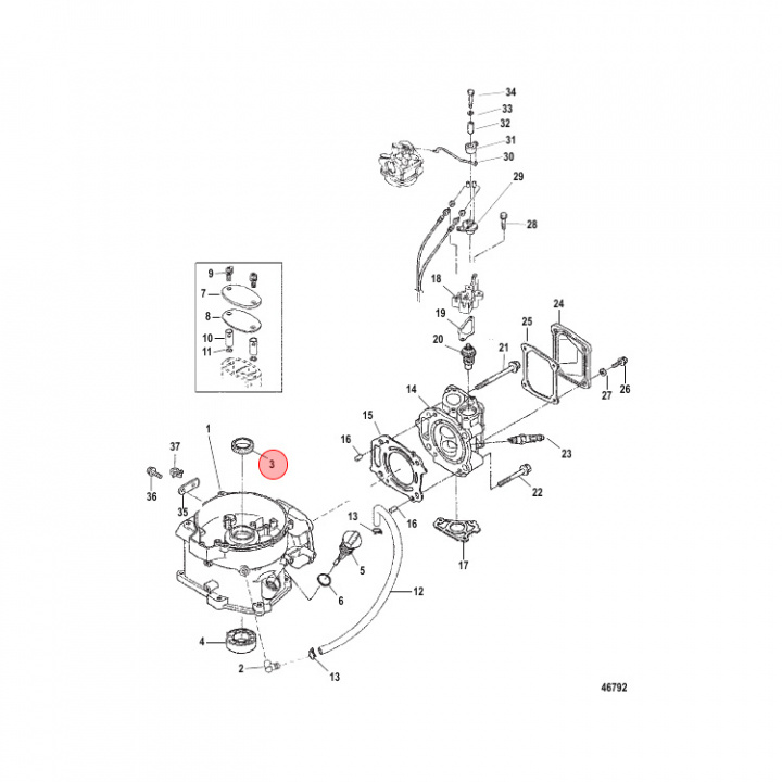 Packbox Mercury 2-6 hk (898101285)
