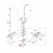 Impellerpackning Nedre Mercury 2-3.5 hk (898101333) Impellerpackning Nedre Mercury 2-3.5 hk (898101333)