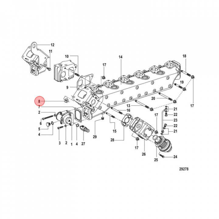 Mutter Mercruiser (898101544)