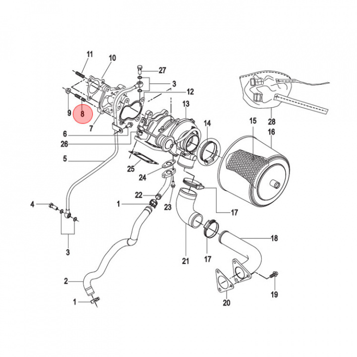 Pinnbult Turbo Mercruiser CMD (898101759)
