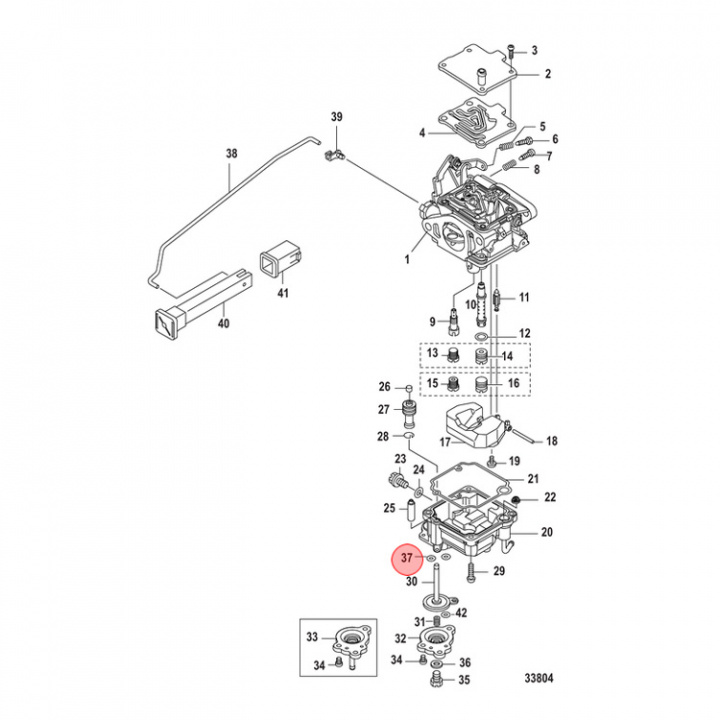 O-Ring Mercury 11-25 hk (898103224)