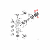 Ringsats Standard Mercury 25-30 hk (898103T35) Ringsats Standard Mercury 25-30 hk (898103T35)