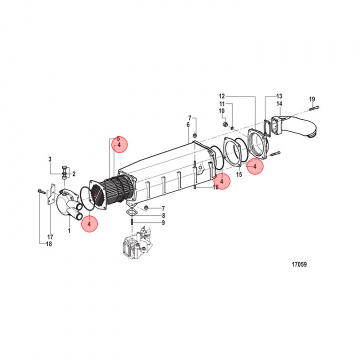 O-Ring Mercruiser CMD (898272012)