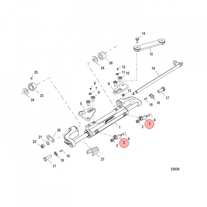 T-Koppling Mercury Cylinder (898394001)