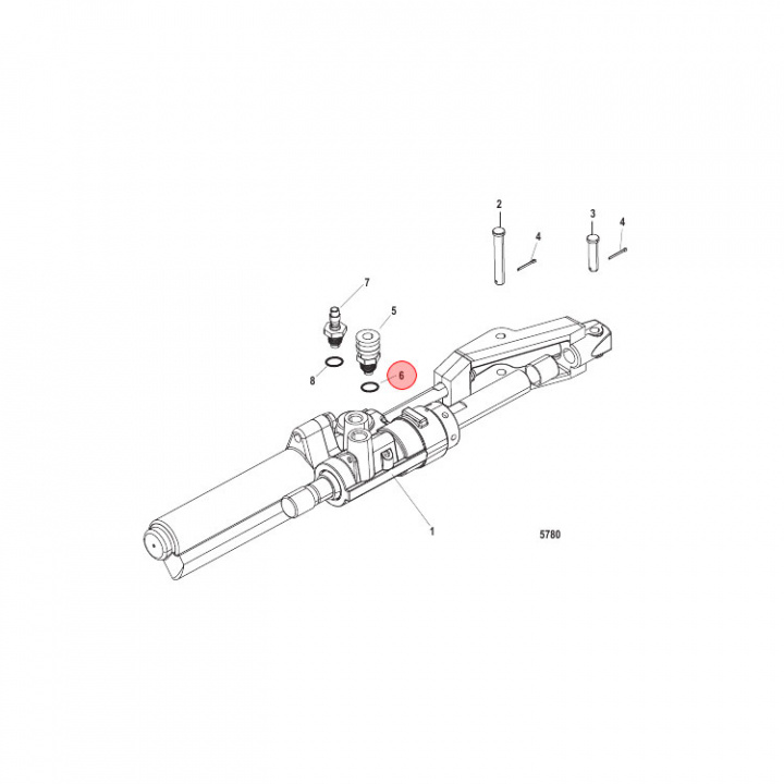 O-Ring Servostyrning Mercury/Mercruiser (89879)