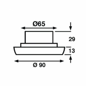Ledspot Tak Targa Krom IP65 (Utgår) Ledspot Tak Targa Krom IP65 (Utgår)