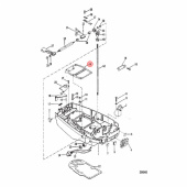 Packning Adapterplatta Mercury 4-40 hk (89937) Packning Adapterplatta Mercury 4-40 hk (89937)