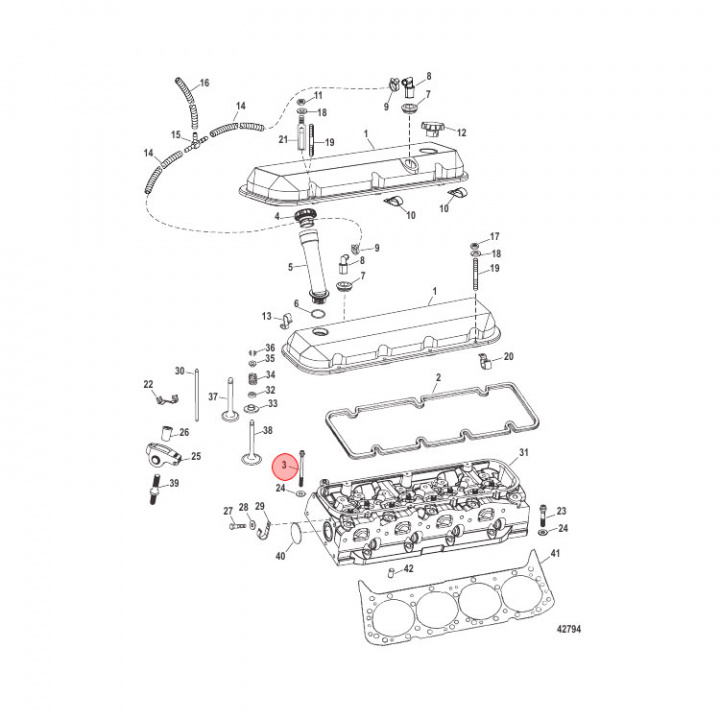 Skruv Mercury/Mercruiser (8M0000482)