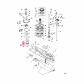 Carrier Assembly Mercury 135-300 hk (8M0007131) Carrier Assembly Mercury 135-300 hk (8M0007131)