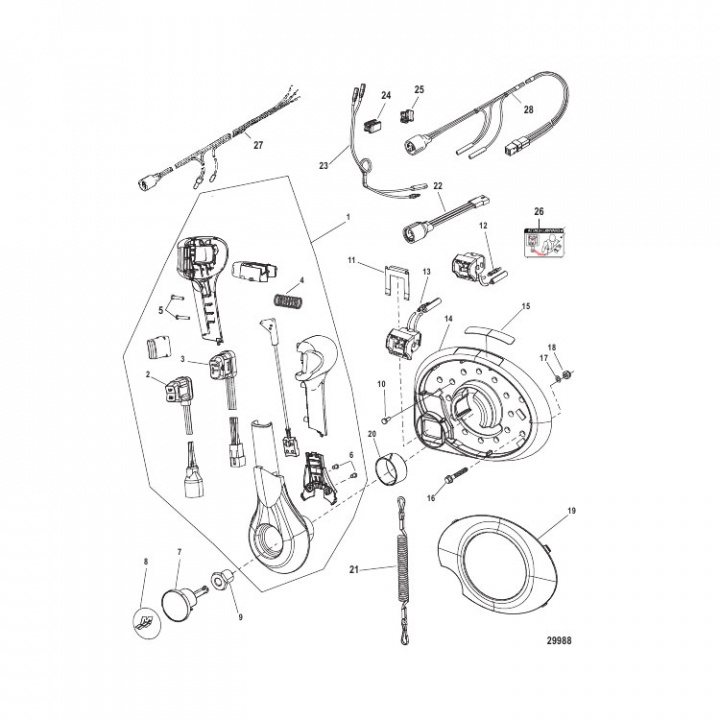Reglagebox Sidmonterad Utan Trim (8M0011212)