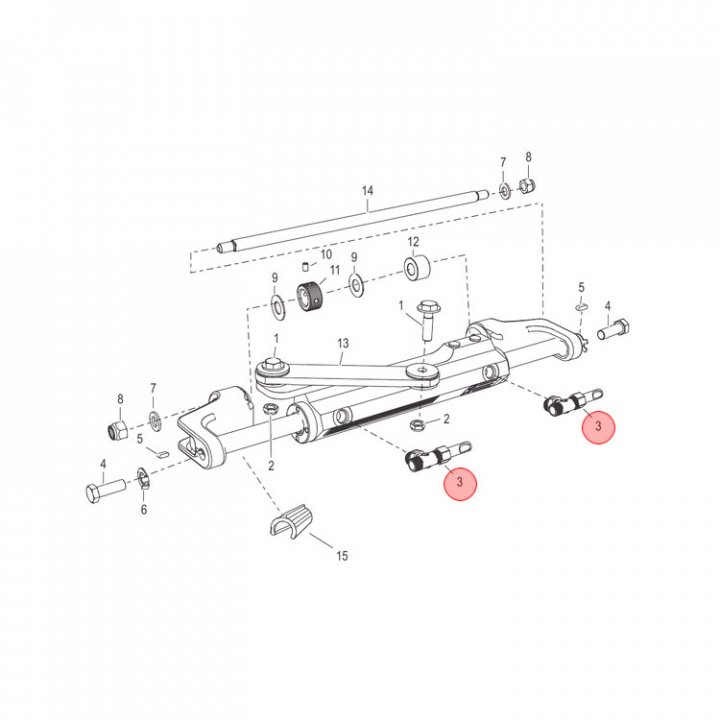 Koppling Mercury Cylinder (8M0041173)