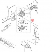 Förgasare 6hp (8M0167271) Förgasare 6hp (8M0167271)