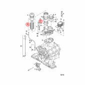 Oljefilter Mercruiser TDI 3/4.2L (8M0066483) Oljefilter Mercruiser TDI 3/4.2L (8M0066483)