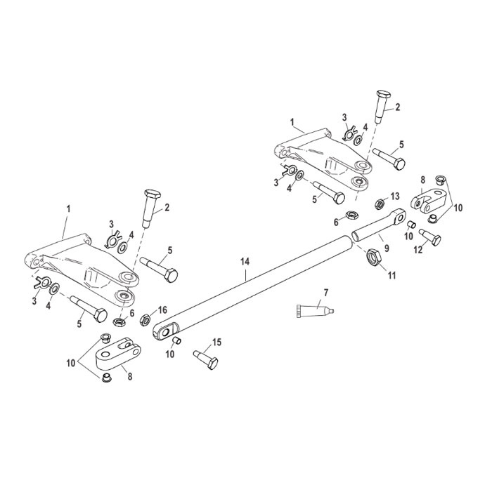 Parallellstag 26 tum (8M0096314)
