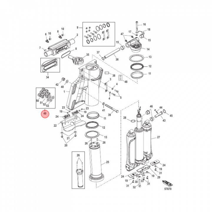 Double Nut Kit (8M0109756)