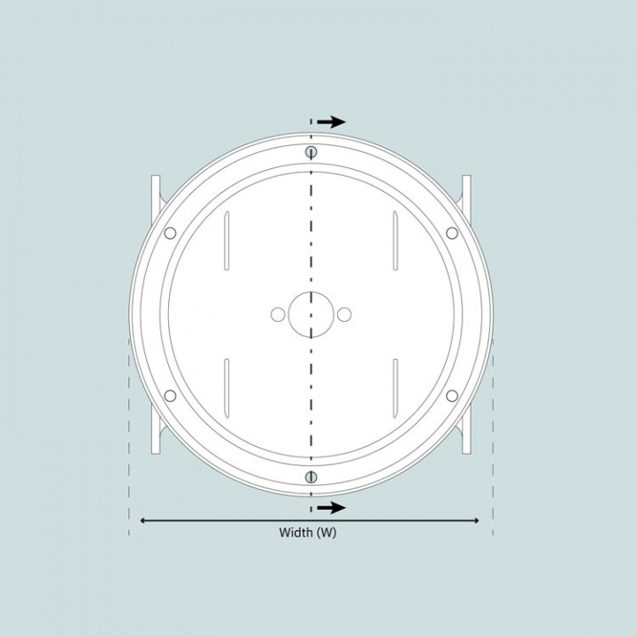 SE30/40 Akterpropellersats Ø125 mm